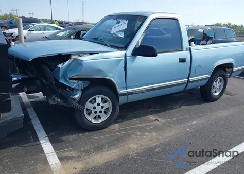1990 GMC Sierra C1500 из США, поврежденный, VIN 1GTDC14K5LZ554340